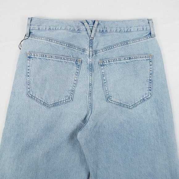 Veronica Beard Taylor Cropped High Rise Wide Jeans in Pale Stone - Size 29 (NWT) - Picture 6 of 13